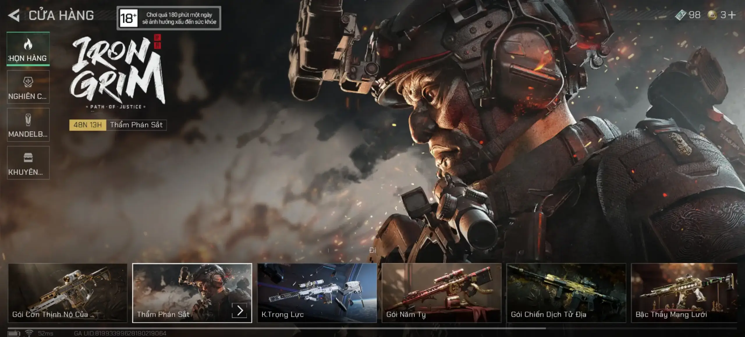 SKIN VYRON THẨM PHÁN SẮT