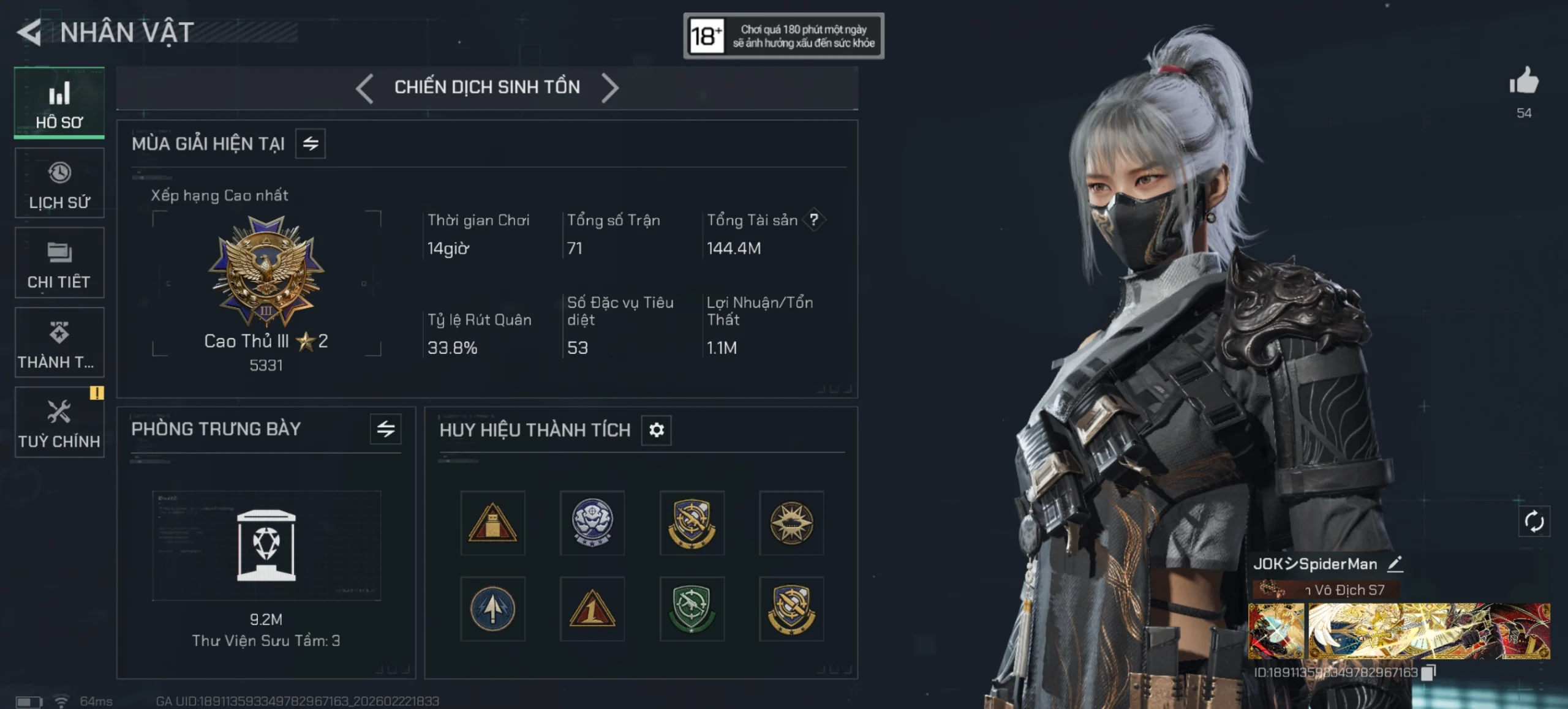 ACC CHIẾN DỊCH NHIỀU SKIN DAO – SÚNG