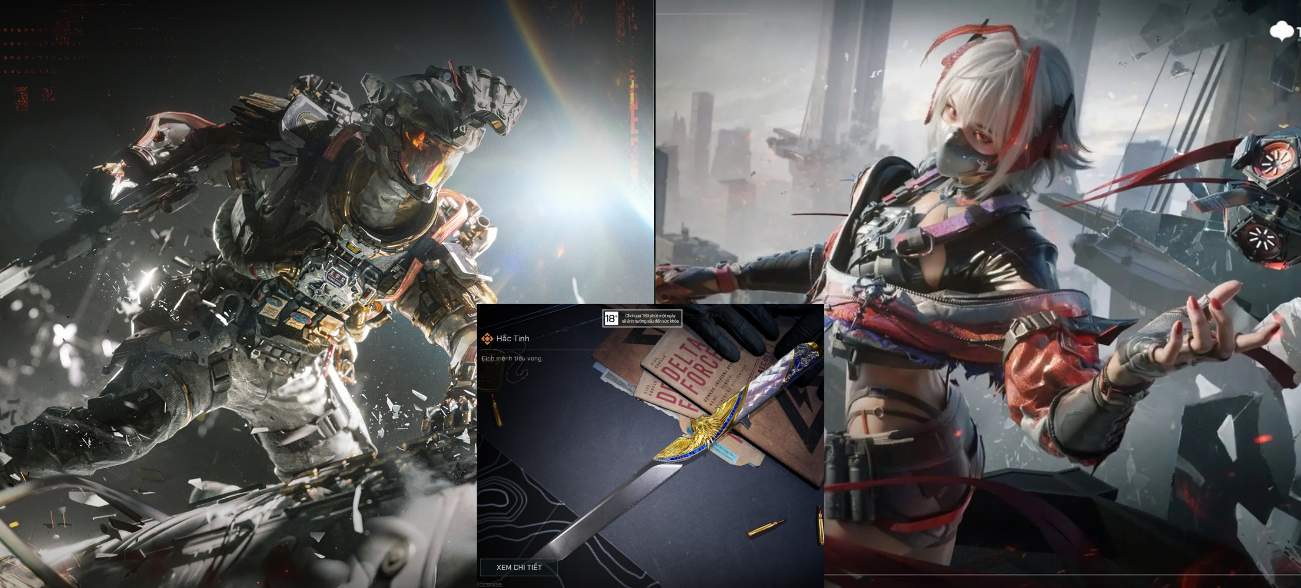 SKIN VYRON VỆ BINH x HACKCLAW ARK x HẮC TINH