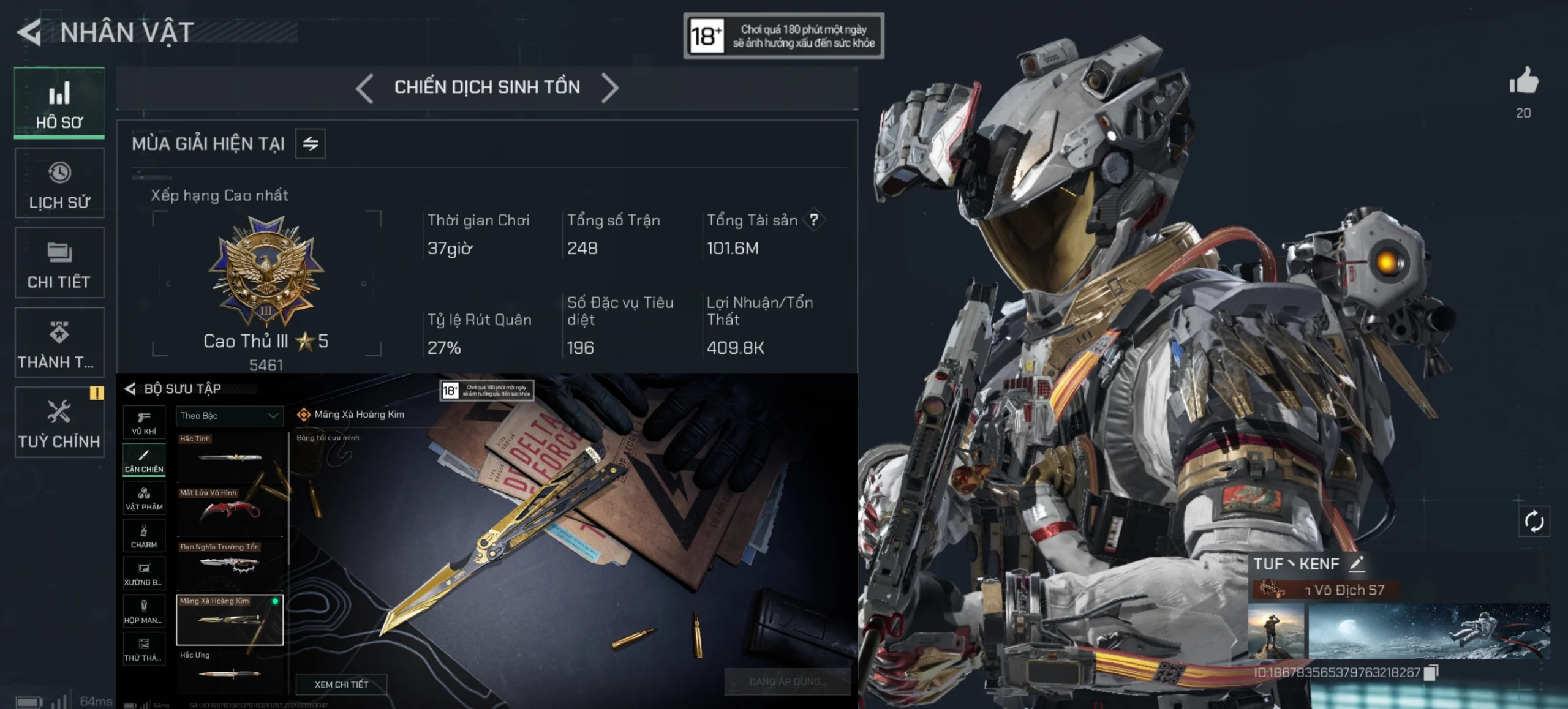 ACC CHIẾN DỊCH KÈM NHIỀU DAO HOT