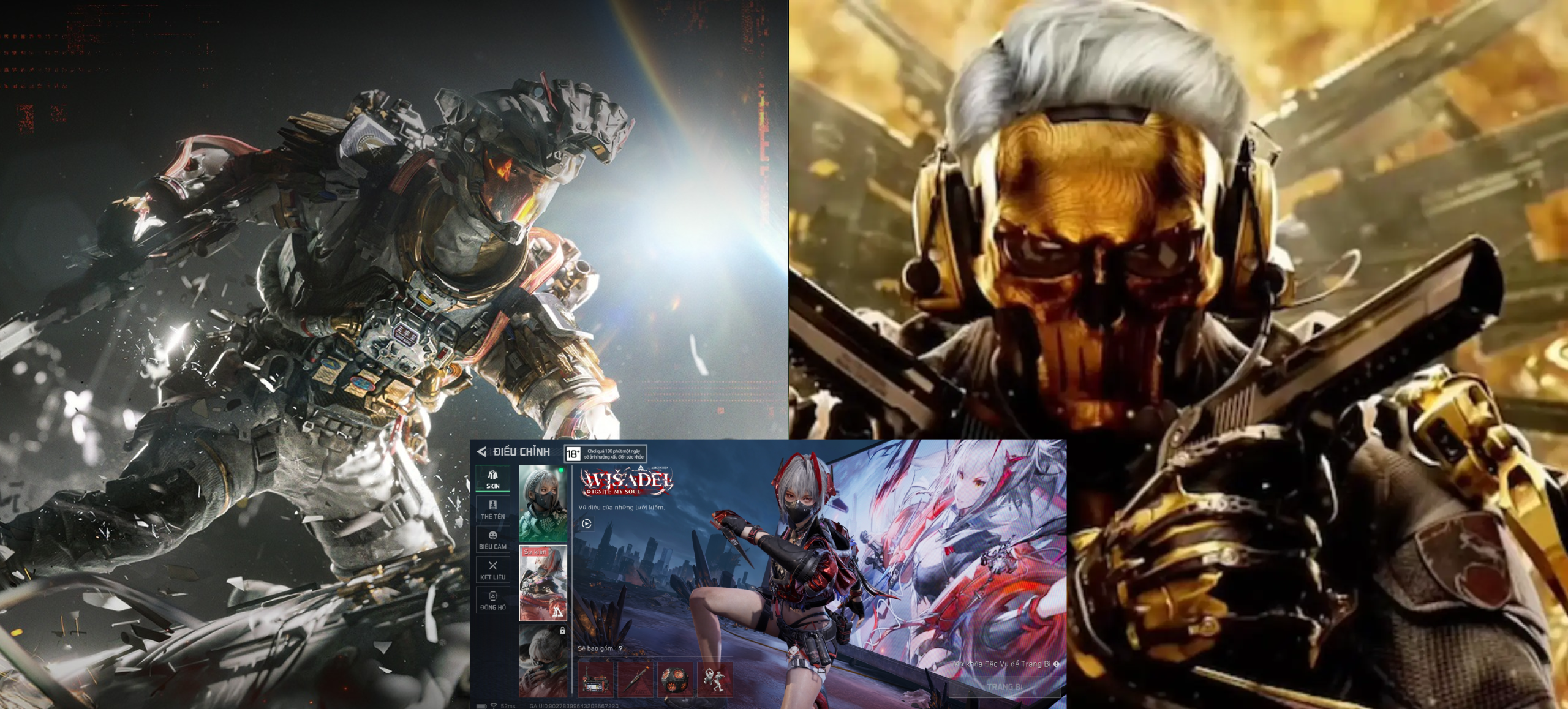 SKIN VYRON VỆ BINH x DWOLF SUBROSA x HACKCLAW ARK