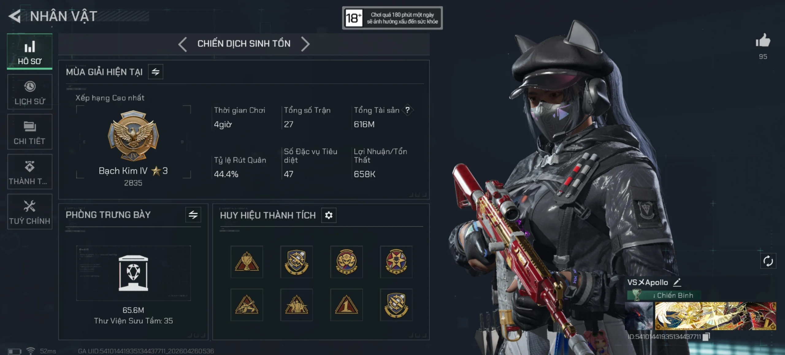 ACC CHIẾN DỊCH TTS 600M XU x LUNA ARK