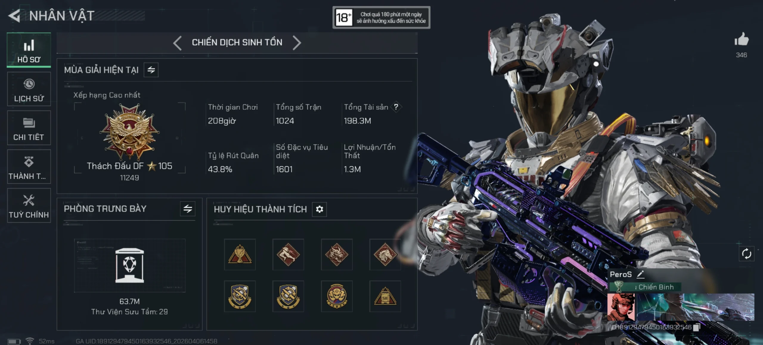 ACC CHIẾN DỊCH VIP SIÊU PHẨM S M250