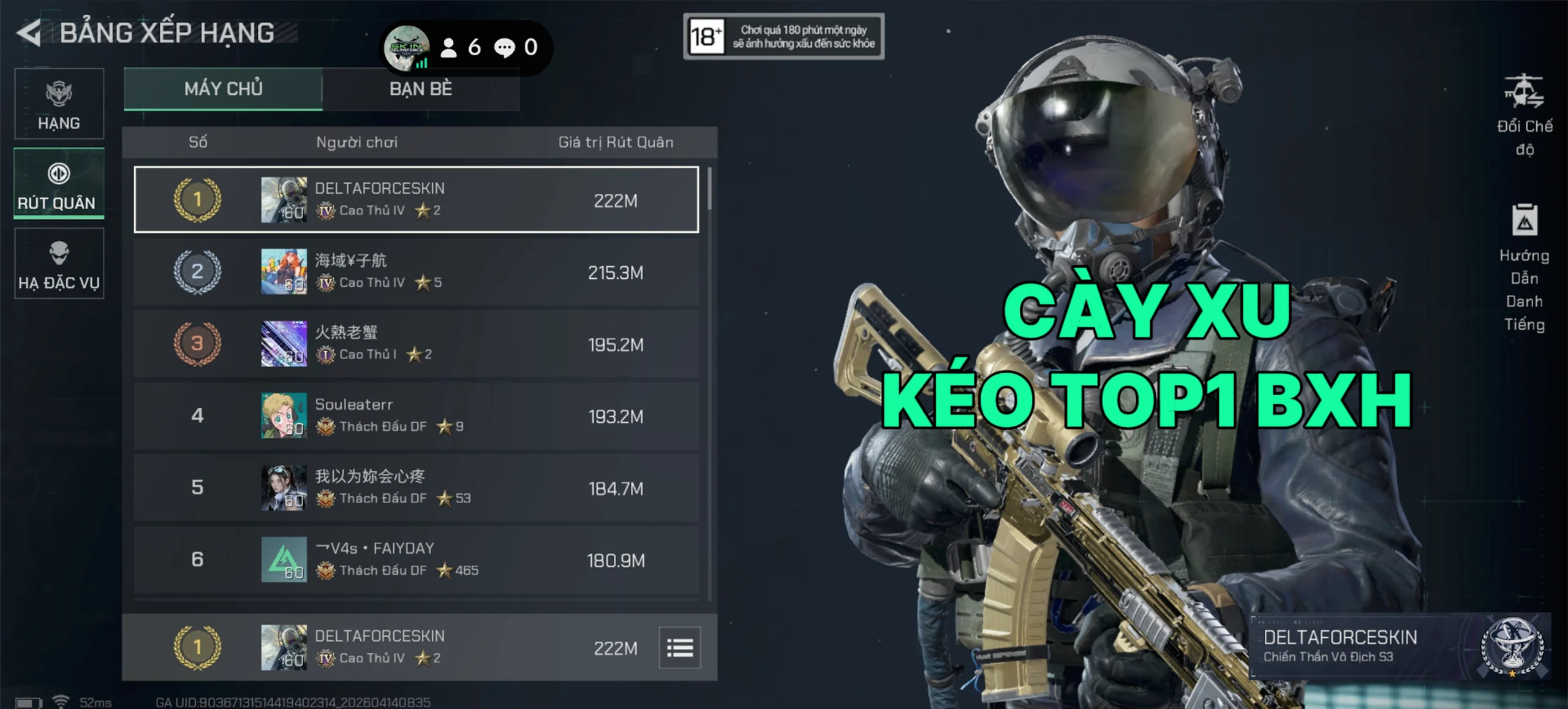 CÀY XU SIÊU TỐC 15K/1M XU