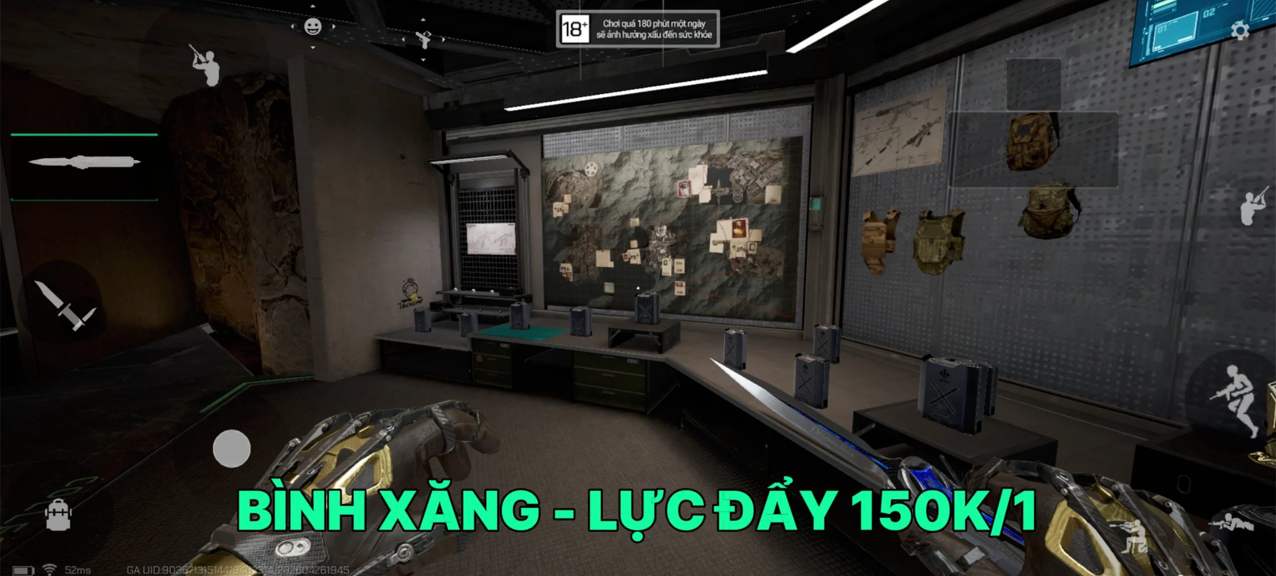 VẬT PHẨM GIỚI HẠN – BÌNH XĂNG LỰC ĐẨY